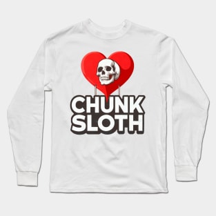 Sloth Loves Chunk Long Sleeve T-Shirt